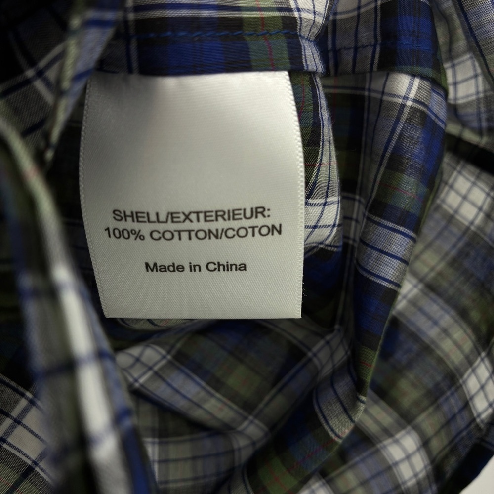 Tory Burch Tartan Plaid Button Ruffle Preppy Office Top Shirt Blouse Green 6 - Picture 3 of 7